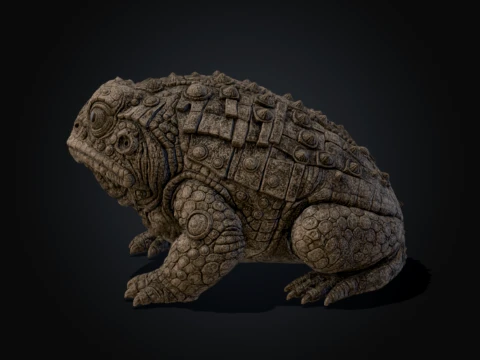 Lithic Bufonidae 3D Model