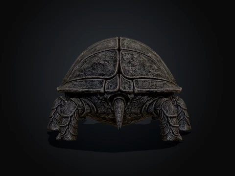 Chitinous Testudinidae 3D Model