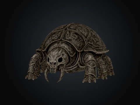 Chitinous Testudinidae 3D Model