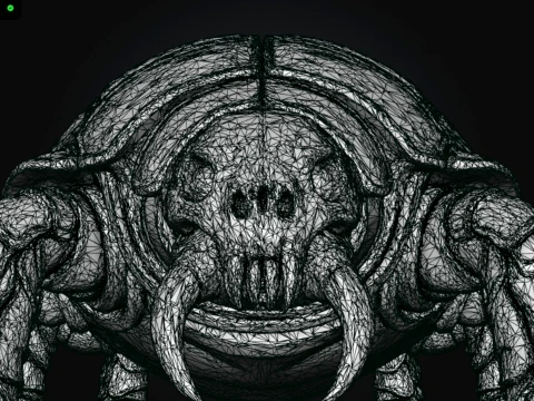 Chitinous Testudinidae 3D Model