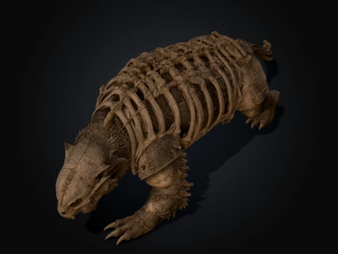 Sutured Beast 3D Model