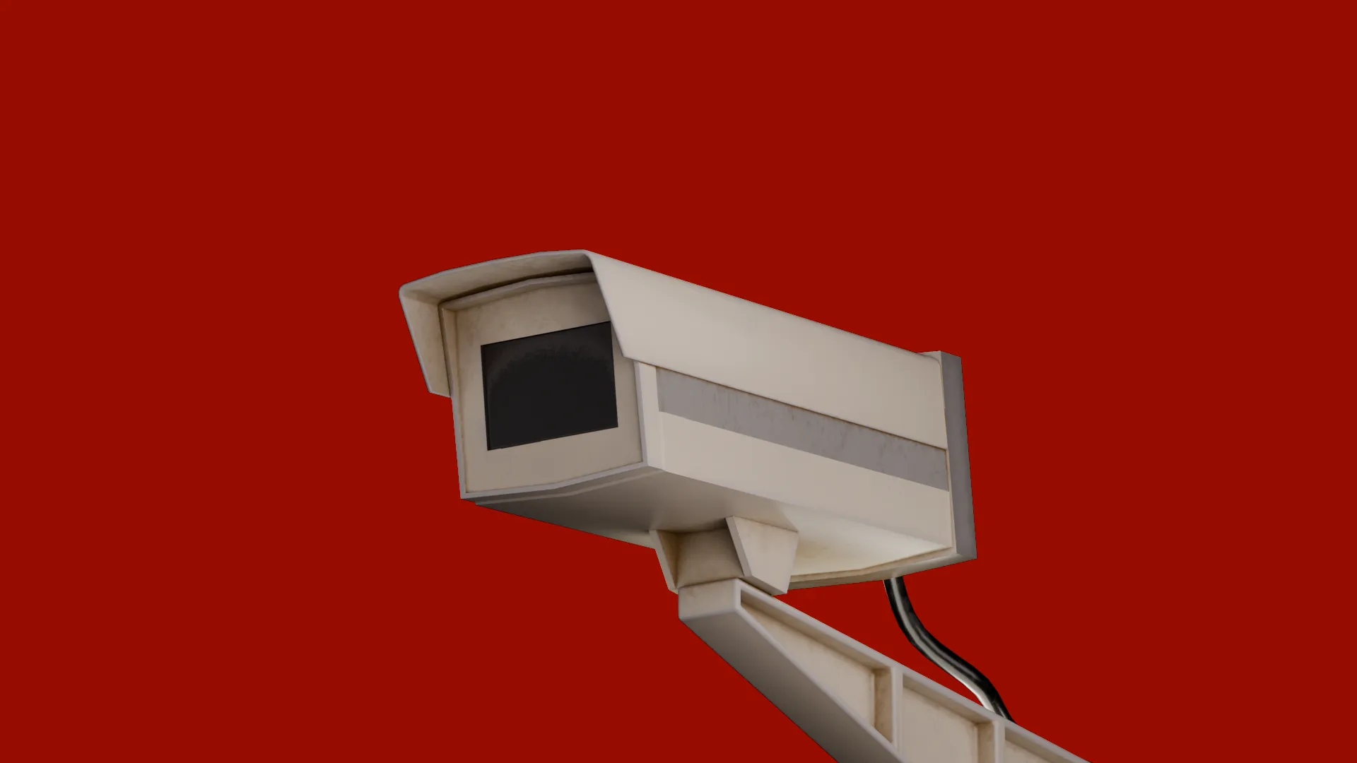 CCTV Camera 3D Model .c4d .max .obj .3ds .fbx .stl .blend 