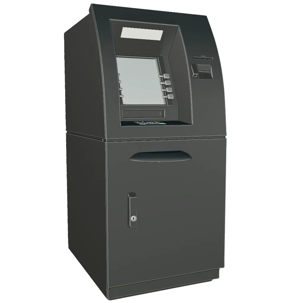 Modern Automated Teller Machine ATM Terminal 3D Print Model .c4d .max .obj .3ds .fbx .stl .blend 