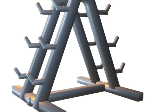 Support de poids en A Modèles 3D en vedette