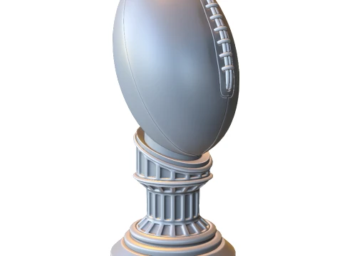 Troph&eacute;e de Football Am&eacute;ricain Modèles 3D en vedette
