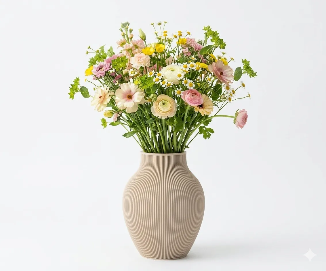 Decorative Vase 3D Print Model .c4d .max .obj .3ds .fbx .stl .blend 
