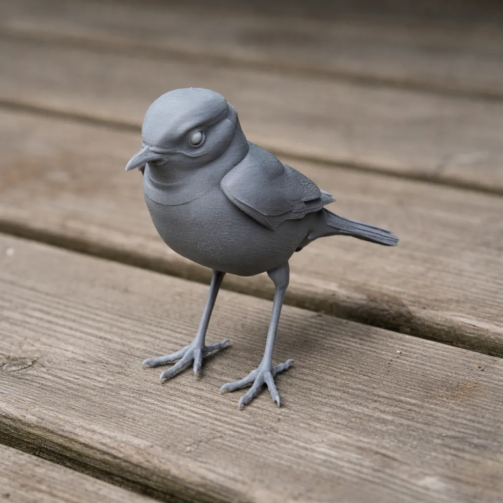 Chat Bird 3D Model .c4d .max .obj .3ds .fbx .stl .blend 