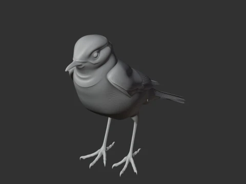 Chat Bird 3D Model