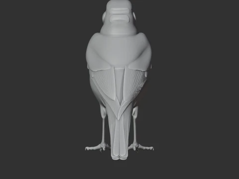 Chat Bird 3D Model