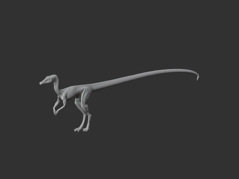 Compsognato Modelo 3D