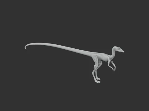 Compsognato Modelo 3D