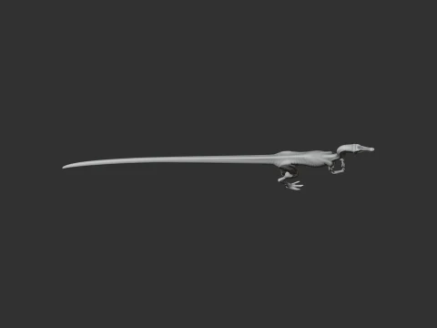 Compsognato Modelo 3D