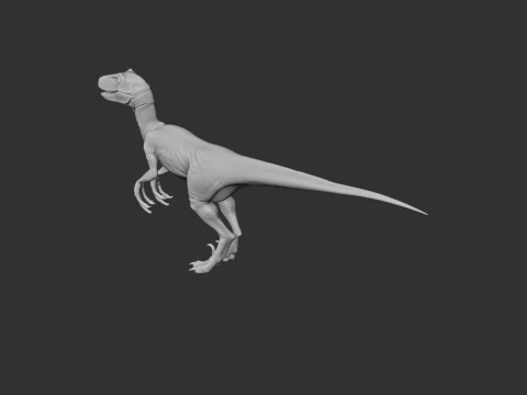Dromaeosauro Modello 3D