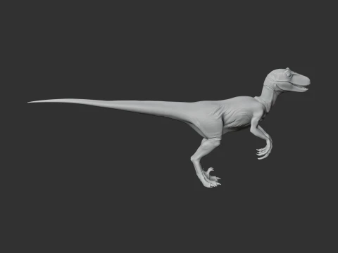 Dromaeosauro Modello 3D