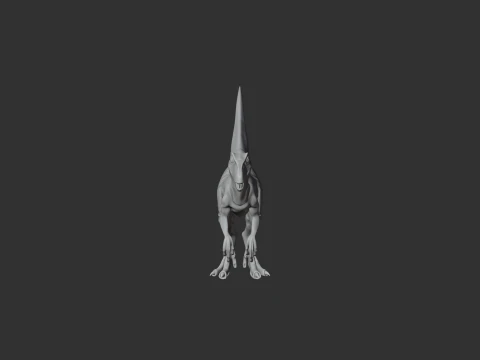 Dromaeosauro Modello 3D