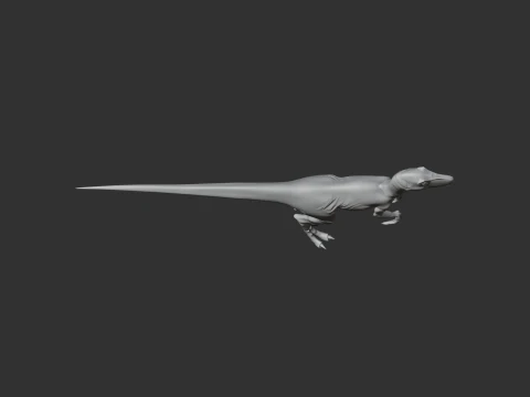 Dromaeosauro Modello 3D