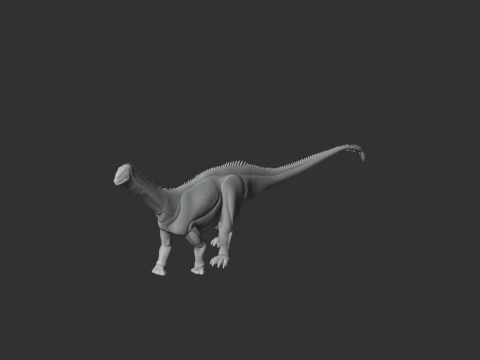 Haplocantossauro Modelo 3D