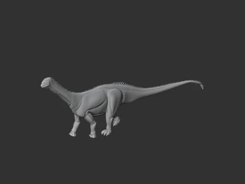 Haplocantossauro Modelo 3D