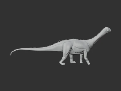 Haplocantossauro Modelo 3D