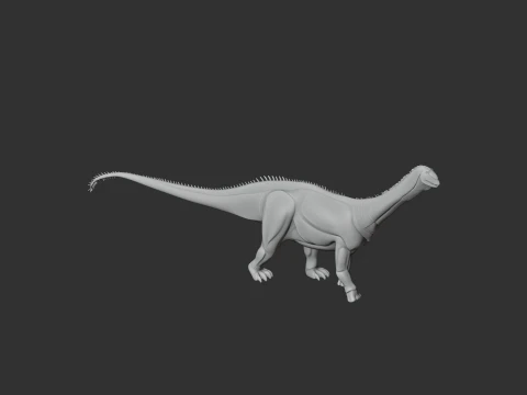 Haplocantossauro Modelo 3D
