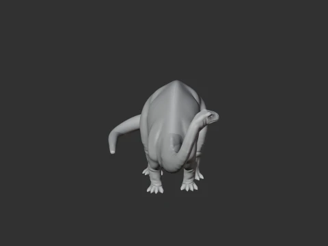 Hecatossauro Modelo 3D
