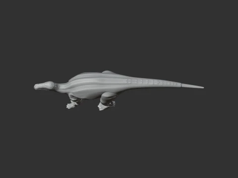 Hippodraco 3D Model
