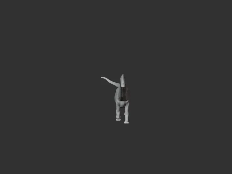 Hudiesaurus 3D Model