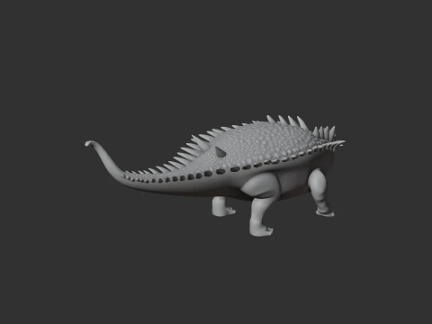 Hungarosaurus 3D Model