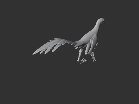 Jinfengopteryx 3D Model