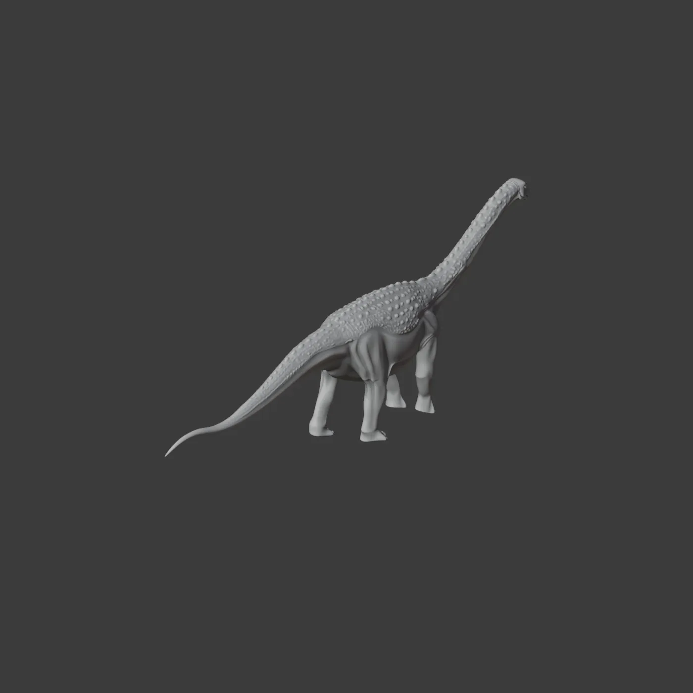 Laplatasaurus 3D Model .c4d .max .obj .3ds .fbx .stl .blend 