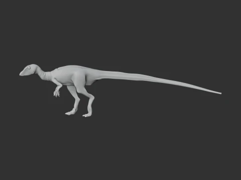 Leaellynasaura 3D Model