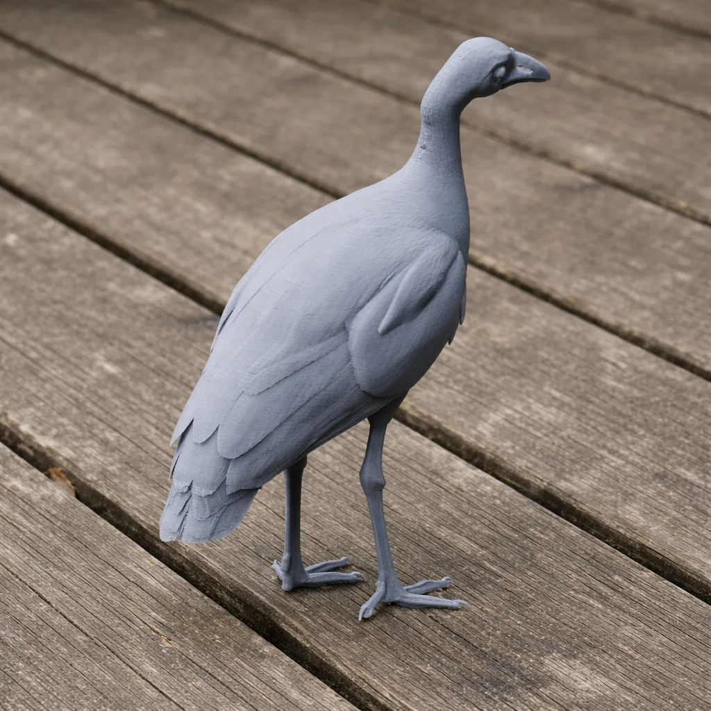Megapode Bird 3D Model .c4d .max .obj .3ds .fbx .stl .blend