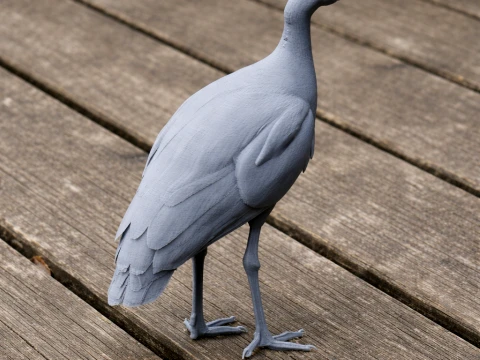 P&aacute;ssaro Megapode Modelo 3D
