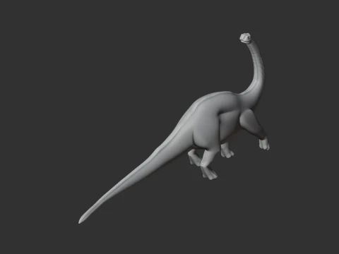 Melanorosaurus 3D Model