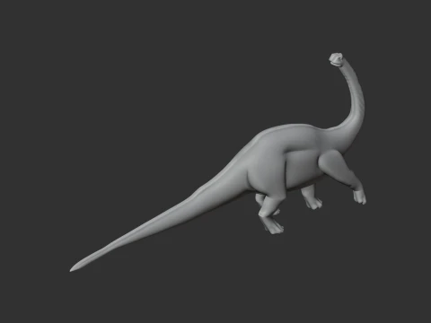 Melanorosaurus 3D Model