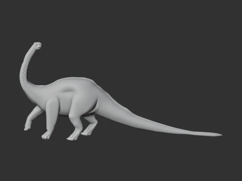 Melanorosaurus 3D Model