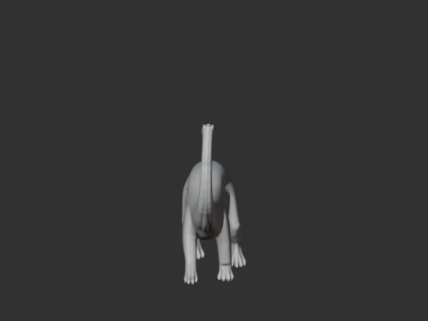 Melanorosaurus 3D Model