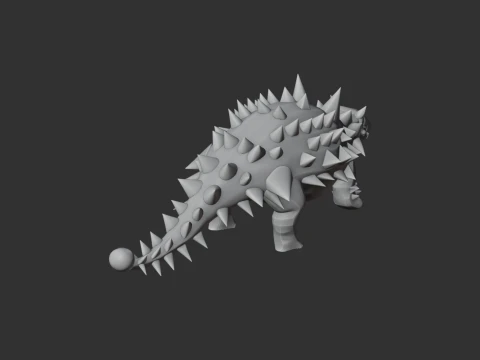 Minotaurasaurus 3D Model