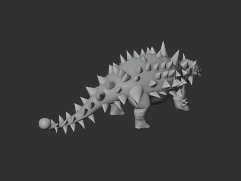 Minotaurasaurus 3D Model