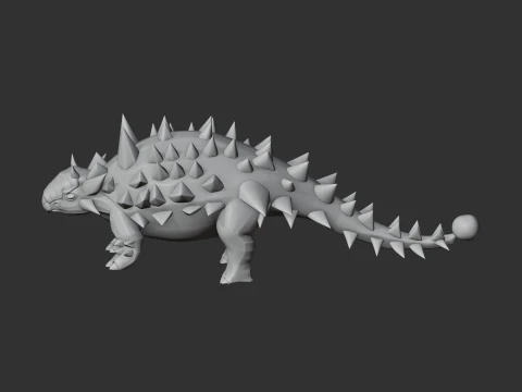 Minotaurasaurus 3D Model