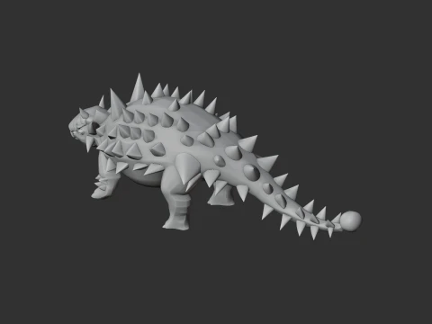 Minotaurasaurus 3D Model
