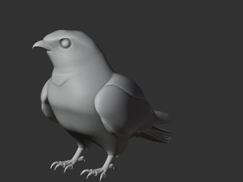 Nightjar 3D Model