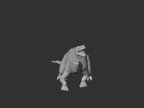 Ohmdenosaurus 3D Model