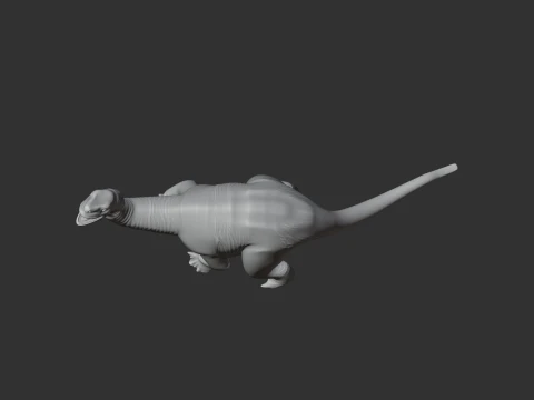 Ohmdenosaurus 3D Model