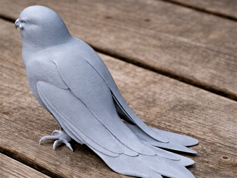 American Kestrel 3D Model