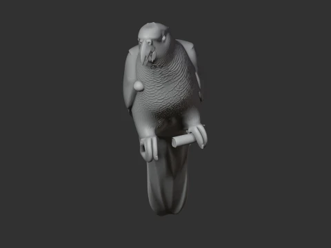 Blue-fronted Amazon 3D Model