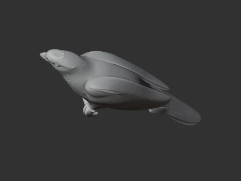 Blue-fronted Amazon 3D Model