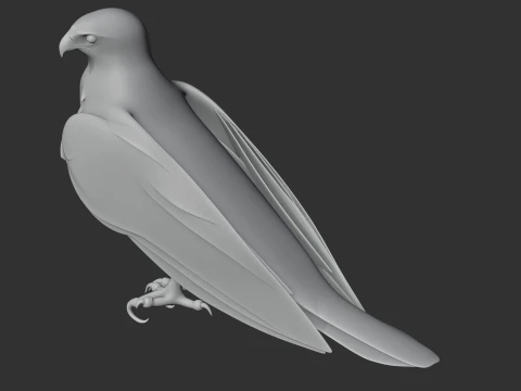 Brahminy Kite 3D Model
