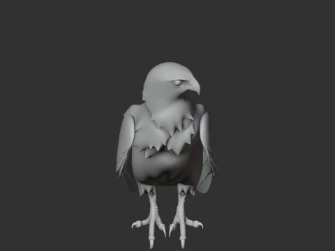 Brahminy Kite 3D Model