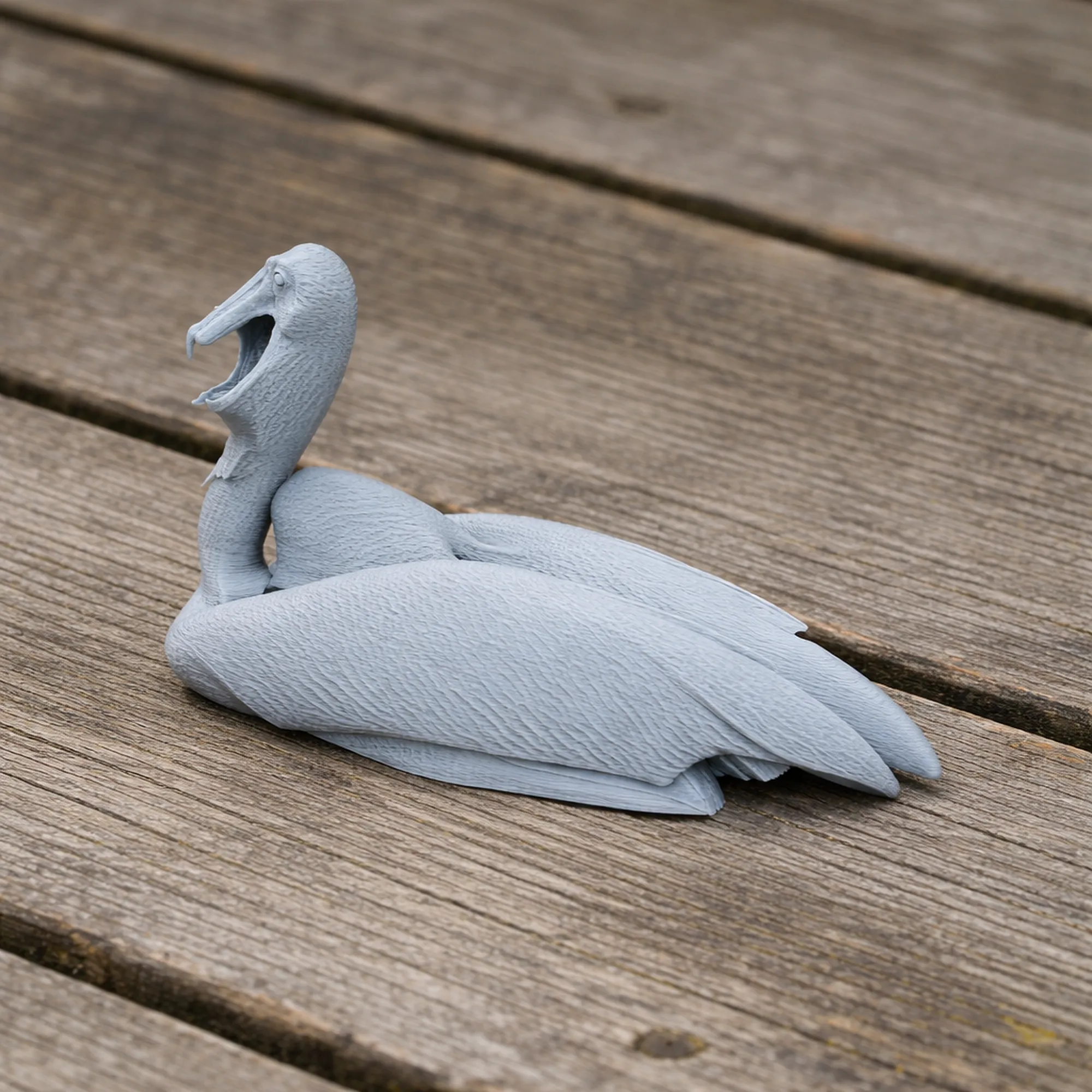 Brown Pelican 3D Model .c4d .max .obj .3ds .fbx .stl .blend